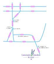 當代薰衣草風情園線路圖