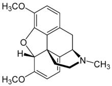 二甲基嗎啡的化學結構