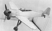 Fw 190V1 的風洞模型
