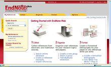 EndNote Web 界面