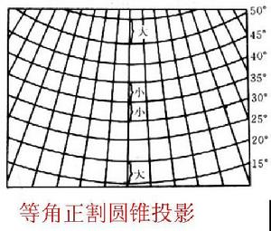 等角正割圓錐投影