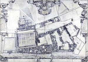 1680年的懷特霍爾宮設計圖