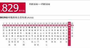 深圳公交B829路環線