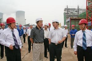 2007年9月6日，翟若愚總經理視察灞橋熱電廠。