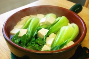 菜葉燉豆腐