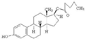 戊酸雌二醇結構式