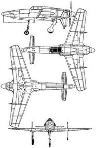 震電戰鬥機布局