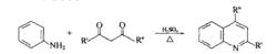 Combes喹啉合成反應