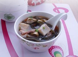 豆腐菜遠牛肉湯