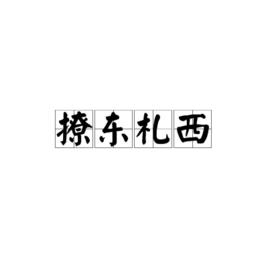 撩東札西