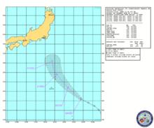 熱帶低氣壓27W路徑圖