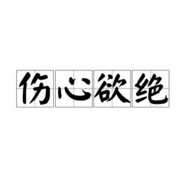 傷心欲絕[詞語]