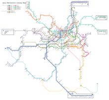 韓國首都圈電鐵運行圖