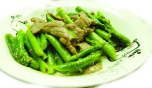 綠蘆筍炒雙絲 綠蘆筍炒雙絲