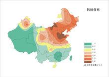 韓姓人口分布