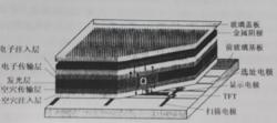 圖1-1 OLED的器件結構示意圖