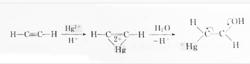 炔烴發生羥汞化反應機理1