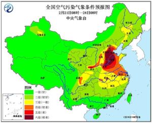 空氣污染濃度預報