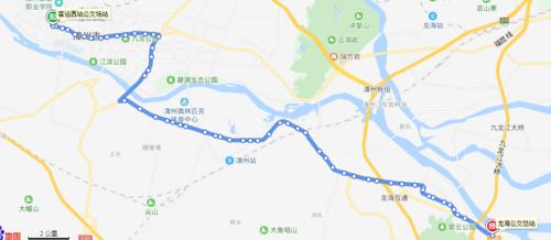 漳州公交901路路線圖