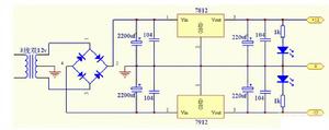 三端穩壓式電源電路