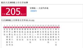 大足公交205路