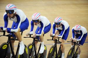 英國隊奪得北京奧運會團體追逐賽冠軍