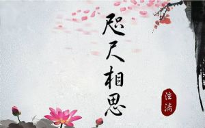 咫尺相思