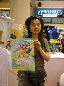 小米湯：為讀者塗鴉畫，於馬來西亞動漫嘉年華