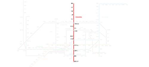 深圳捷運4號線線路圖