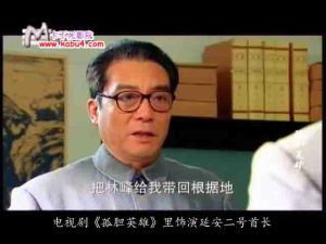 馮大路在電視劇《孤膽英雄》里扮演的二號首長