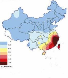 葉姓分布