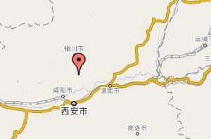 （圖）獨李鎮在陝西省內位置