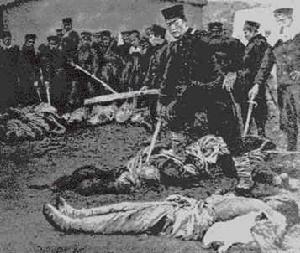 （圖）日軍攻占旅順後，進行了慘無人道的大屠殺