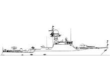 21630型布揚級炮艇線圖