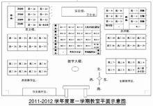 2011-2012學年度各班級教室平面示意圖