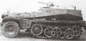 德國SD.KFZ.250半履帶裝甲車