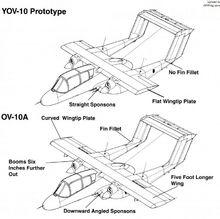 OV-10A最大的改動就是加長了翼展