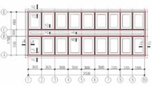 圖9-4 條形基礎的基礎平面圖