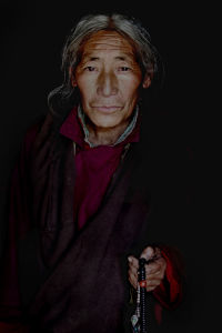 劉永波攝影作品《祈福》，曾多次參加攝影展覽
