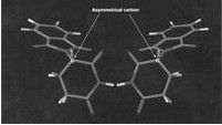 反應停的兩種手性結構分子