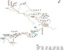 重慶茶山竹海國家森林公園路線圖