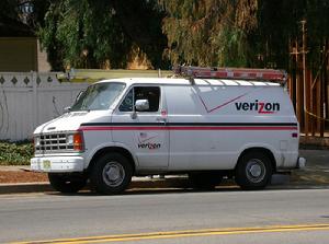 Verizon的服務車