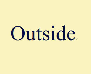 outside