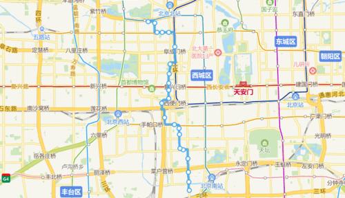 北京公交19路線路走向圖