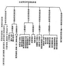 信用評級指標體系圖