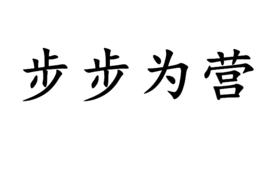 步步為營[漢語詞語]