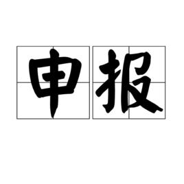 申報[漢語詞語]