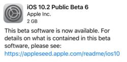 iOS10.2 Beta6