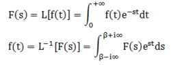 拉普拉斯變換與逆變換公式