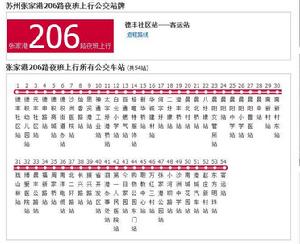 蘇州公交張家港206路夜班